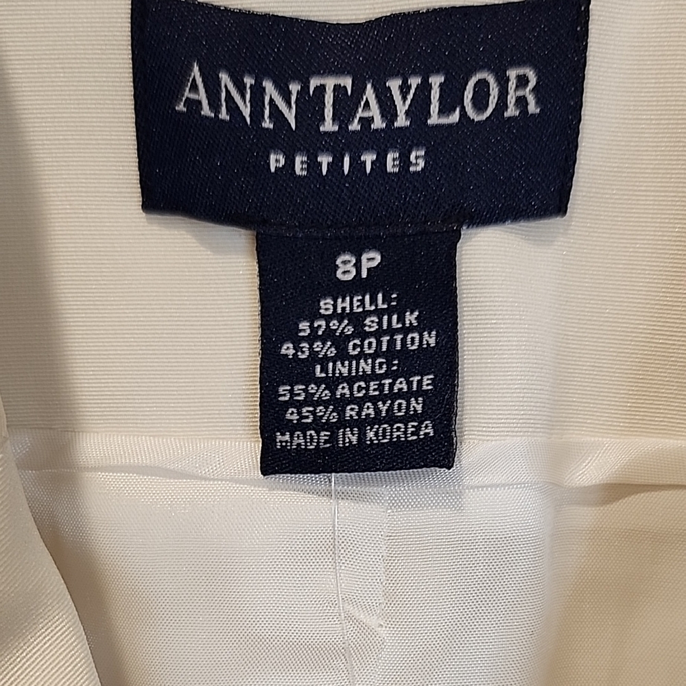 Ann Taylor Women's Ivory Blazer - Picture 2 of 6